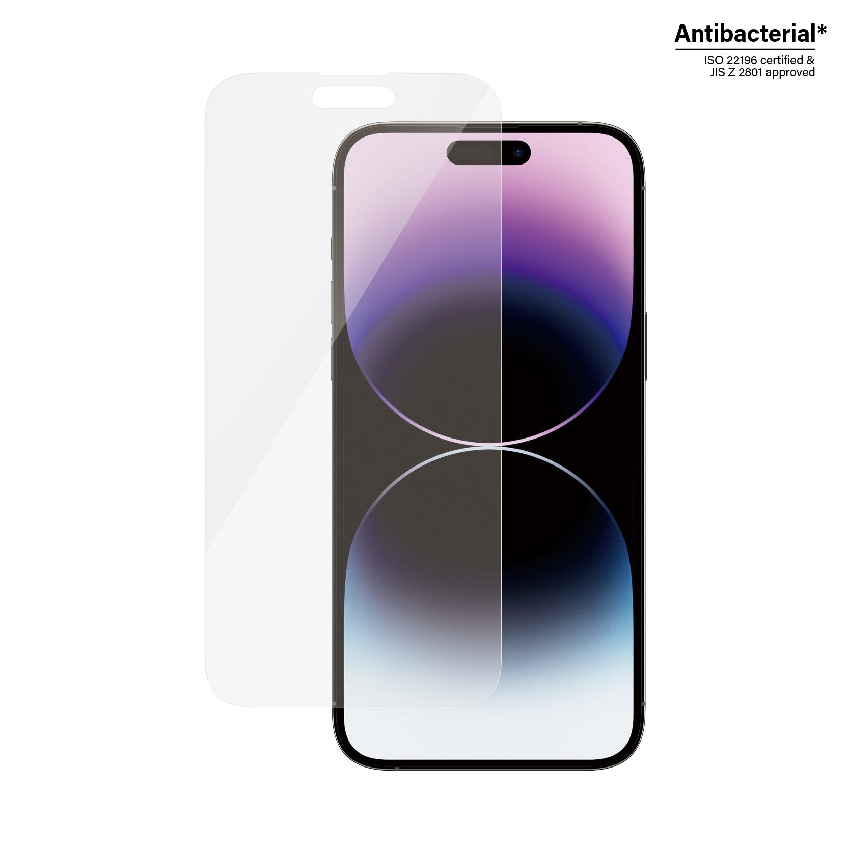PanzerGlass Displayschutzglas – für Apple iPhone 14 Pro Max, kratzresistent, anti-Fingerprint, Hartglas
