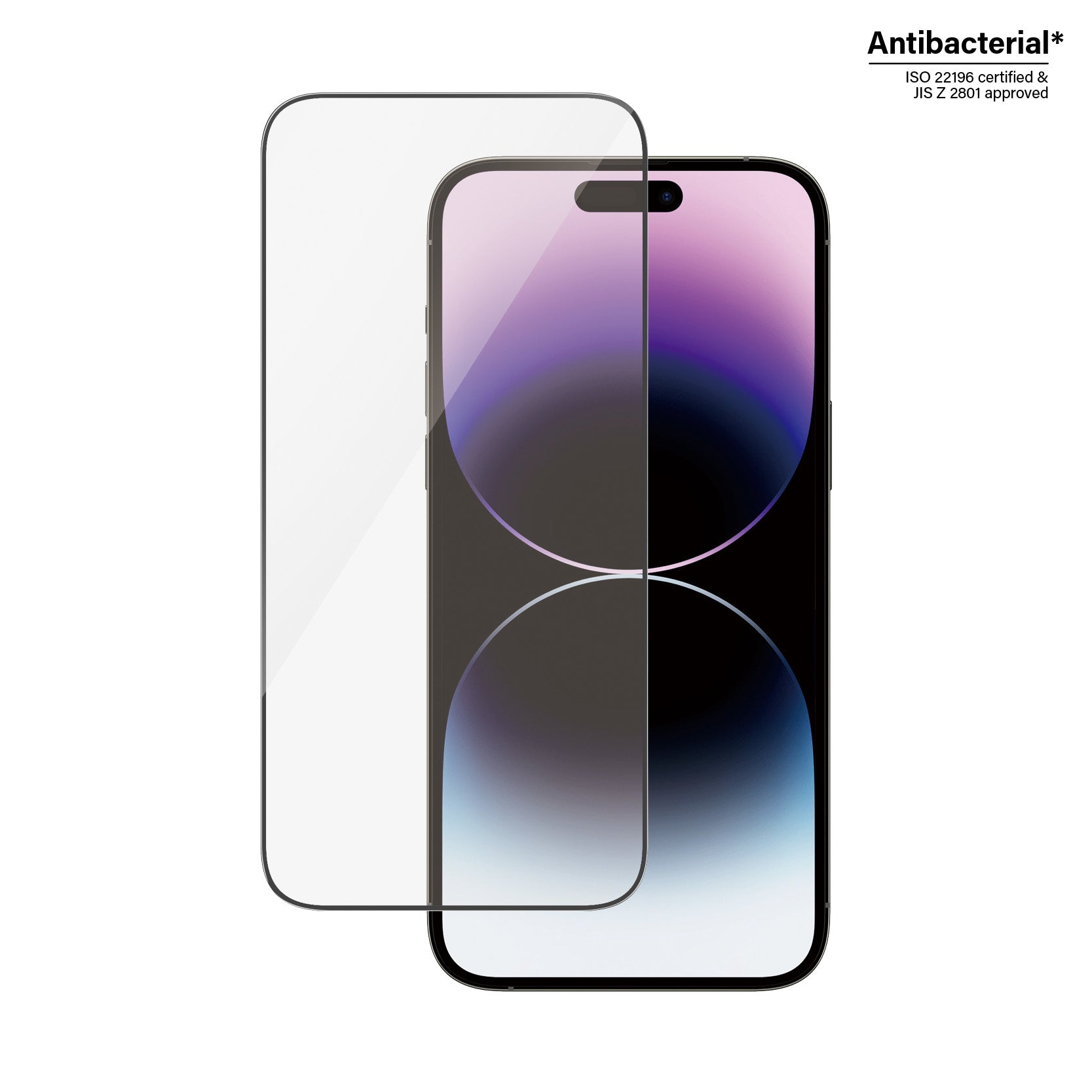 PanzerGlass Displayschutz (Panzerglas), Ultra‑Wide Fit – für iPhone 14 Pro Max