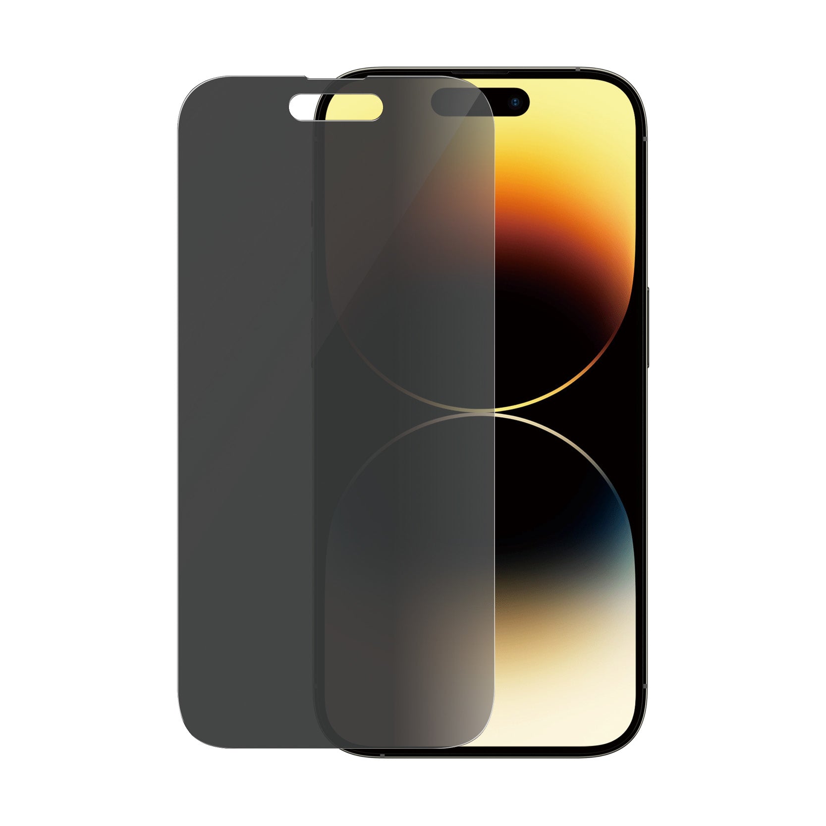 PanzerGlass Privacy-Filter (Panzerglas), Case Friendly – für iPhone 14 Pro