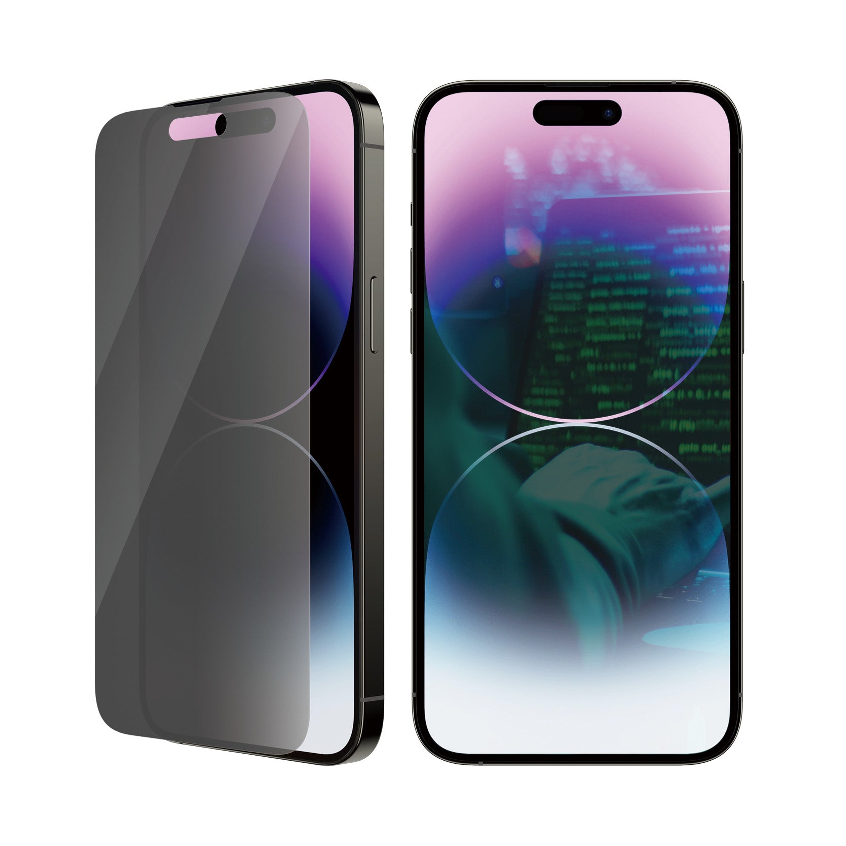 PanzerGlass Privacy-Filter (Panzerglas), Case Friendly – für iPhone 14 Pro Max
