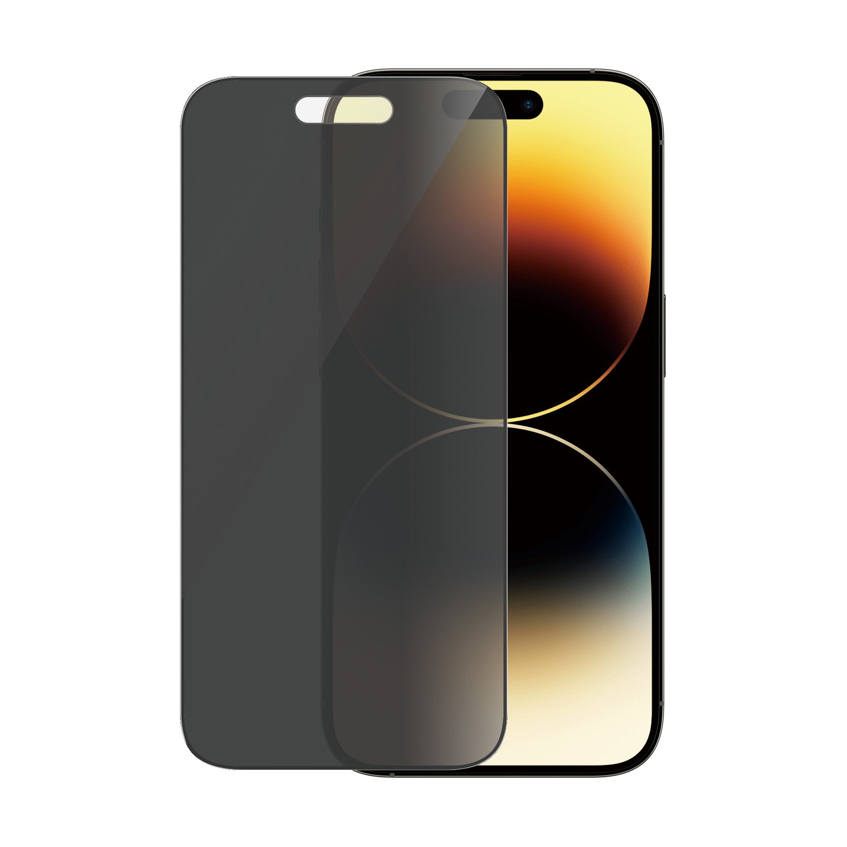 PanzerGlass Privacy-Filter (Panzerglas), Ultra-Weit Passform – für iPhone 14 Pro