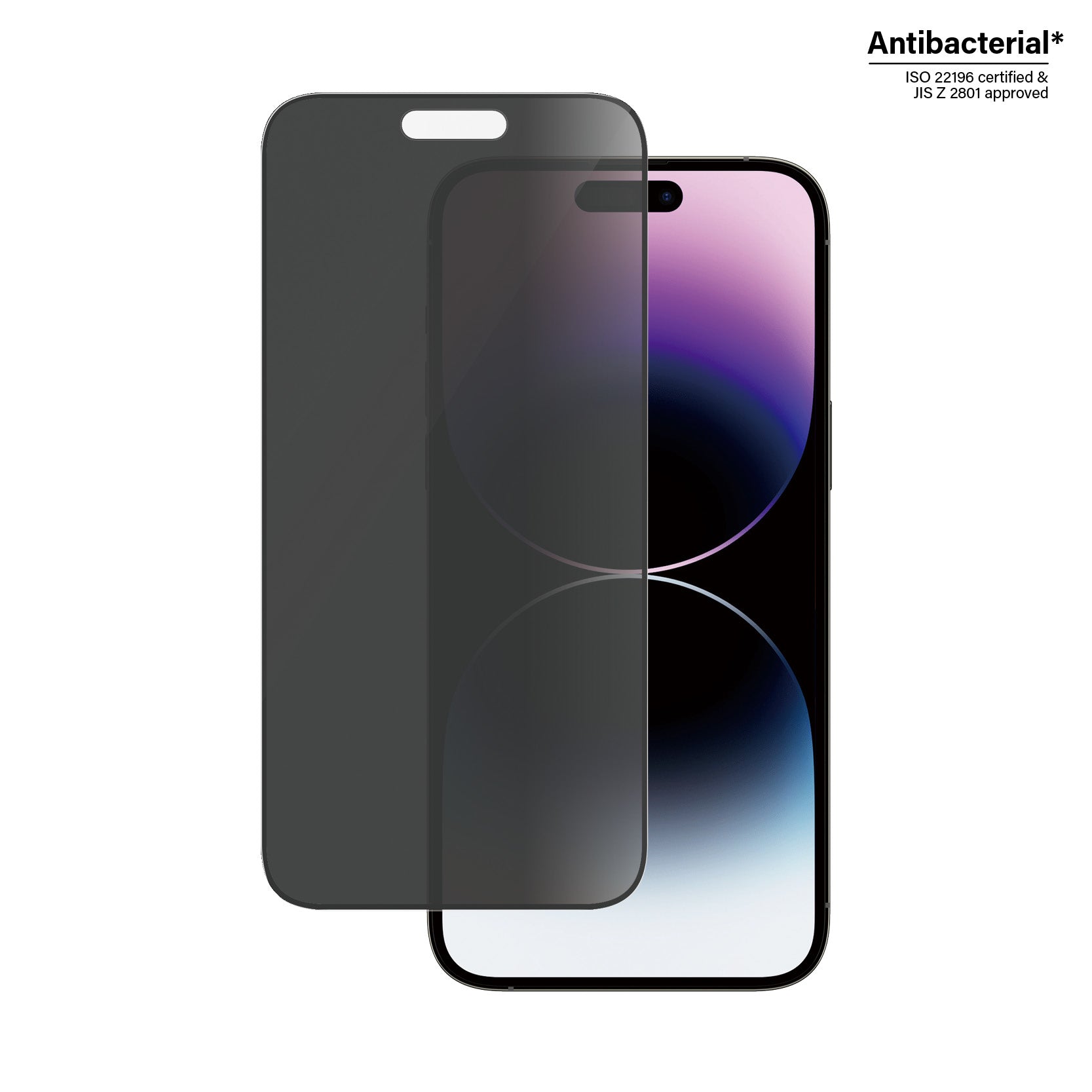 PanzerGlass Privacy-Filter (Panzerglas), Ultra-Wide Fit – für iPhone 14 Pro Max