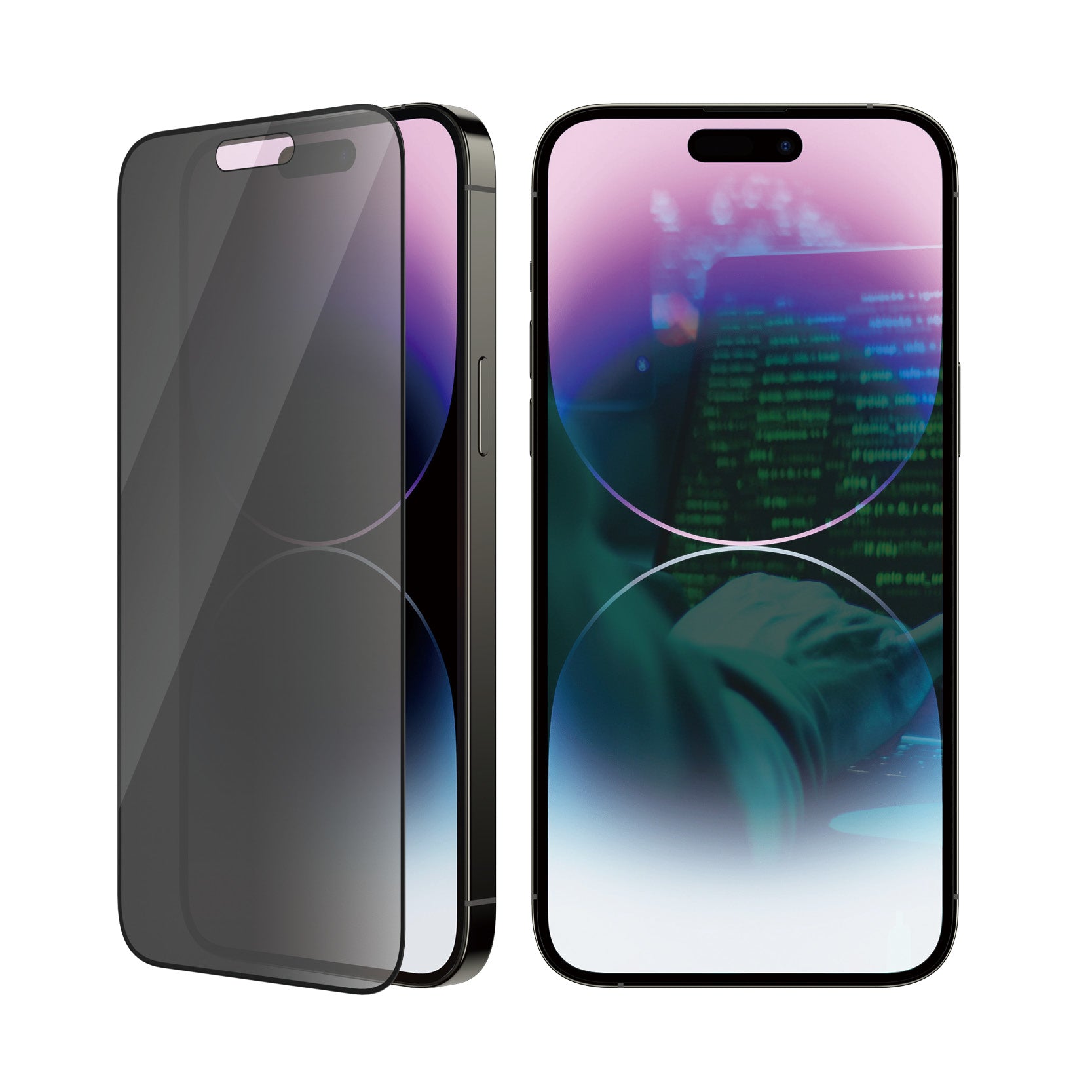 PanzerGlass Privacy-Filter (Panzerglas), Ultra-Wide Fit – für iPhone 14 Pro Max