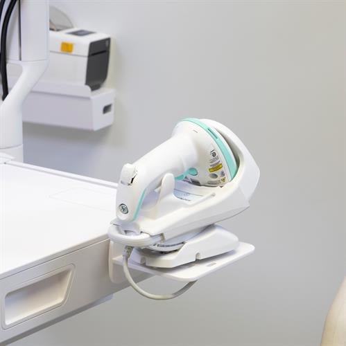 Ergotron Halterung – CAREFIT COMBO – für kabellose Scanner – weiss