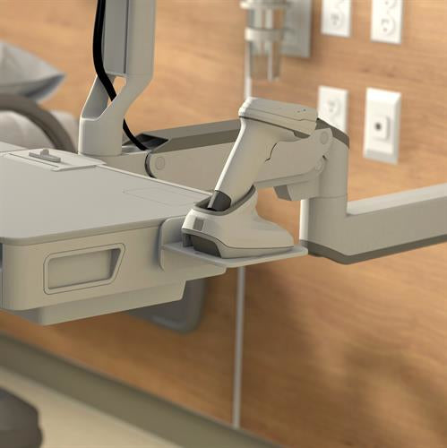Ergotron Halterung – CAREFIT COMBO – für kabellose Scanner – weiss