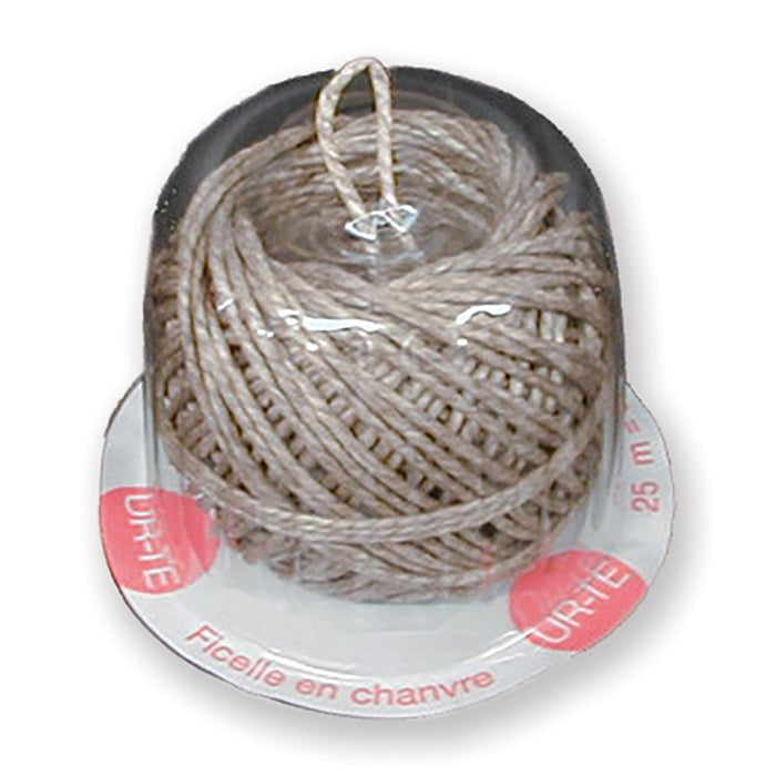 Baechi Cord Bindegarn – Flachs, Ø 1,6 mm × 30 m, beige