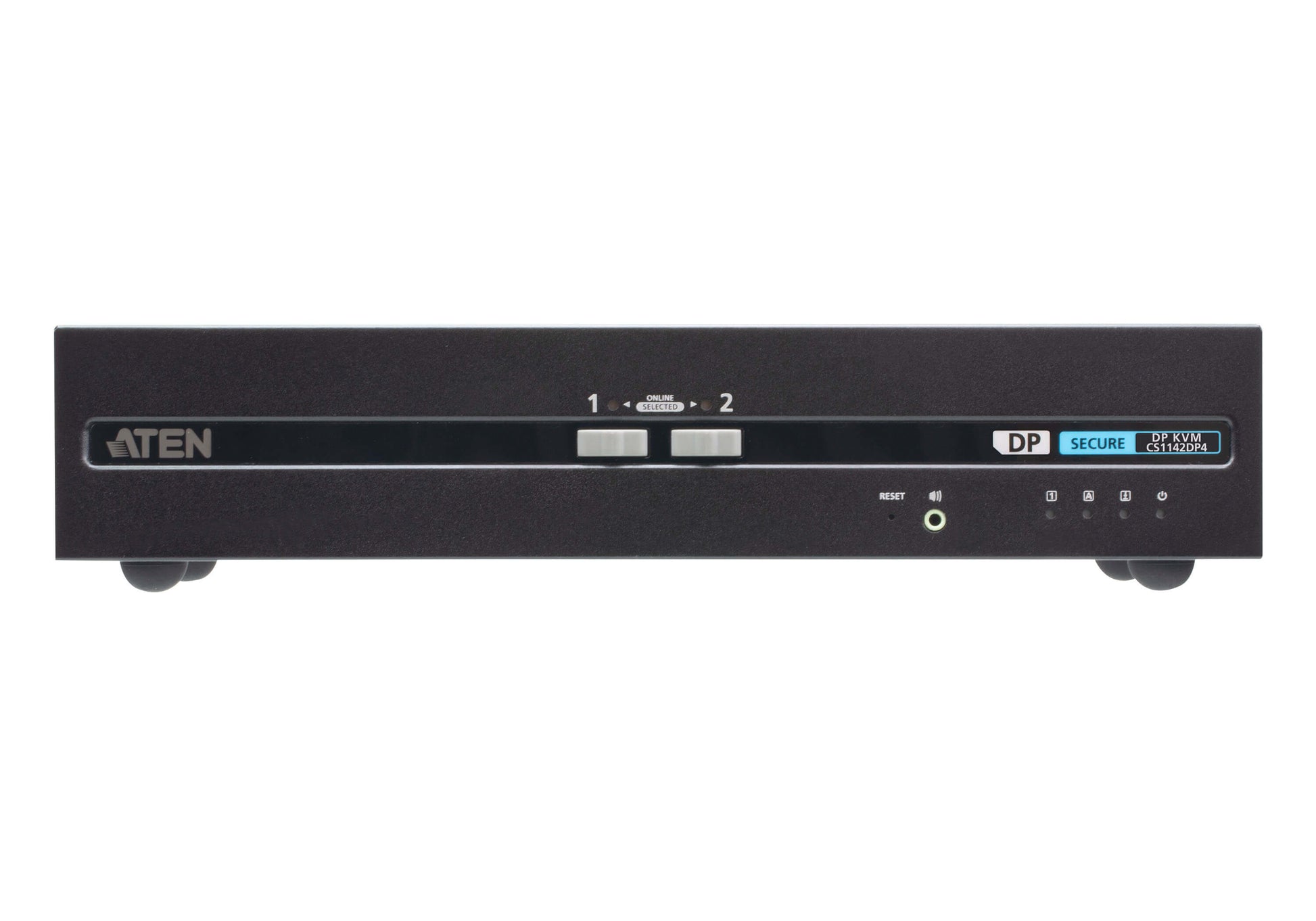 ATEN Display Secure – KVM-Switch 2×1, USB/DisplayPort, PSD PP v4.0 konform