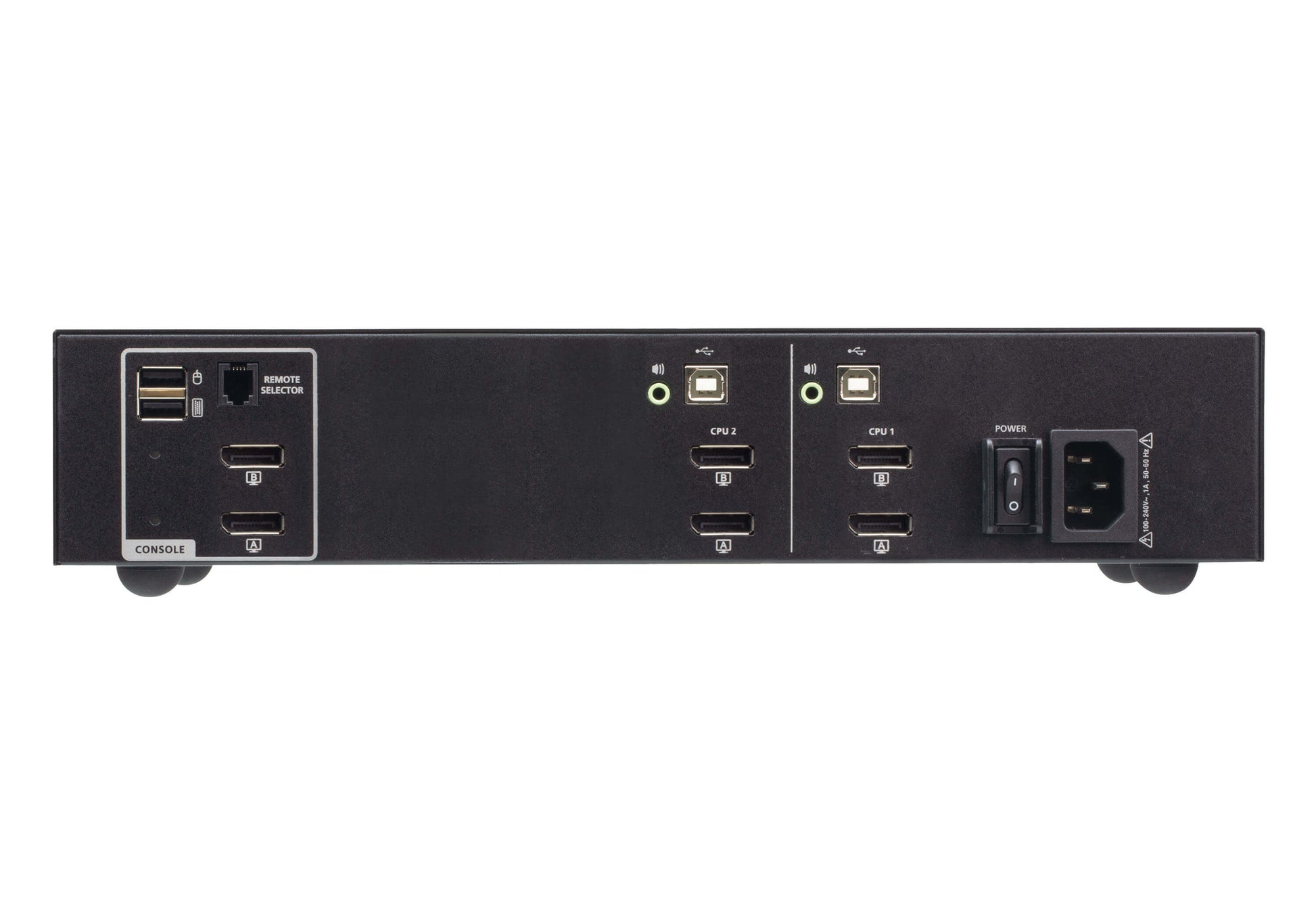 ATEN Display Secure – KVM-Switch 2×1, USB/DisplayPort, PSD PP v4.0 konform