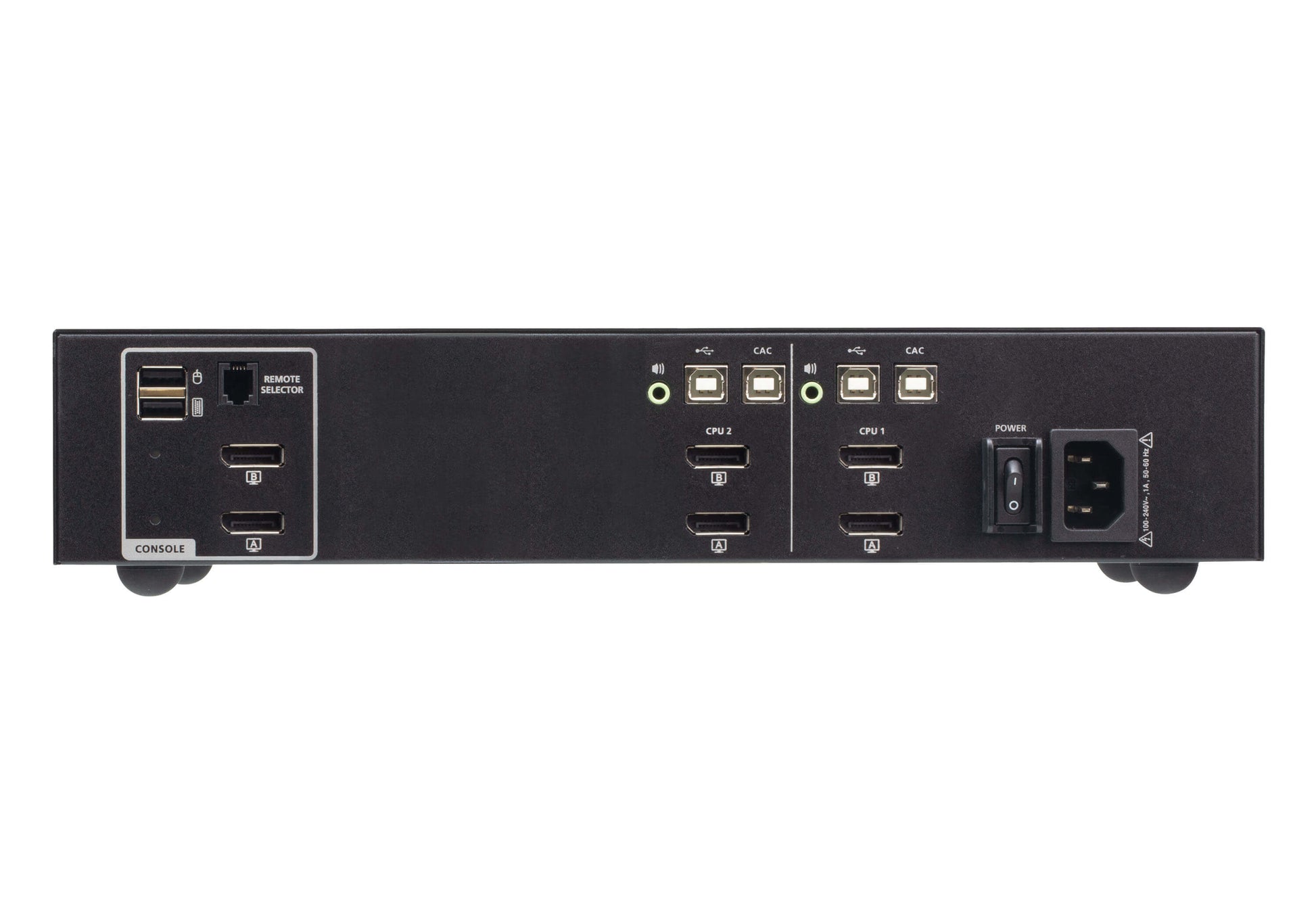 ATEN 2-Port DP Secure KVM-Switch – 4K/60 Hz, USB 2.0-Hub, Audio, PSD PP v4.0