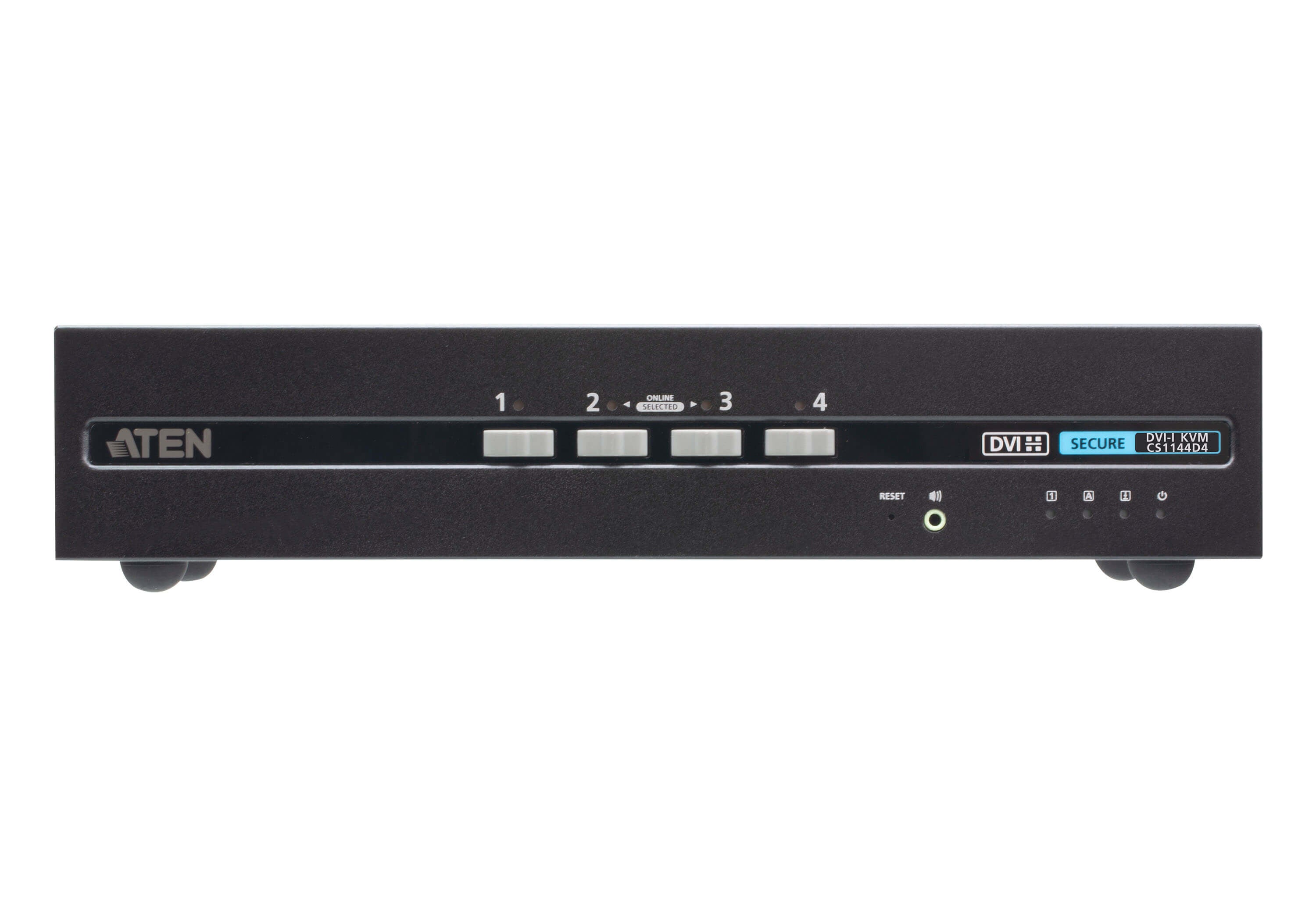 ATEN CS1144D4 – KVM-Switch – 4-Port, DVI-I – 3840 × 2160, Audio