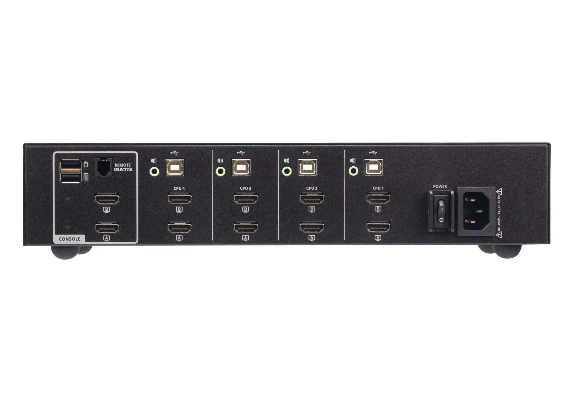 ATEN KVM-Switch, USB/HDMI, 4K (3840 × 2160)