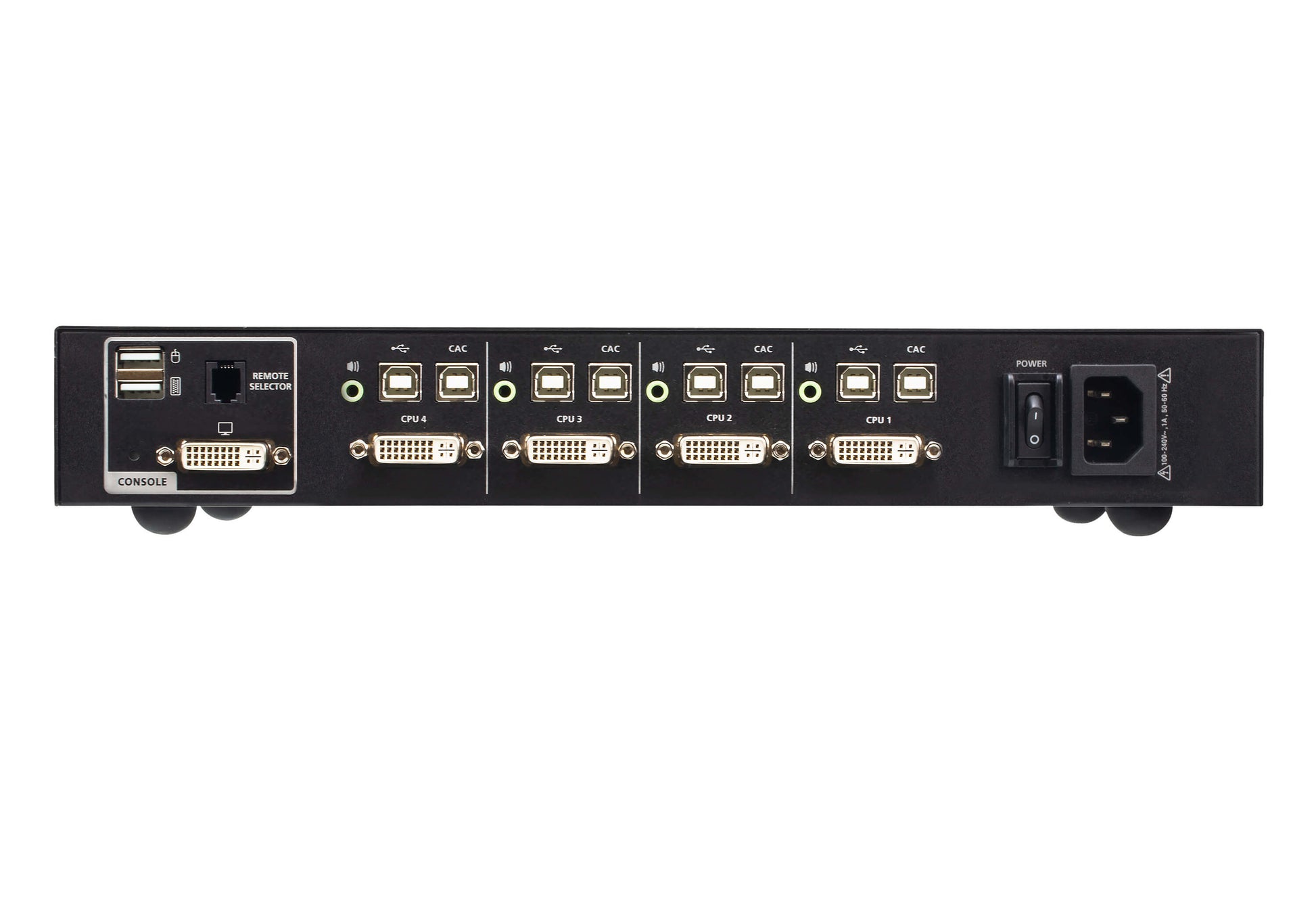 ATEN CS1184D4C KVM-Switch – DVI, 8× USB-B, 2× USB-A, 3,5 mm Audio