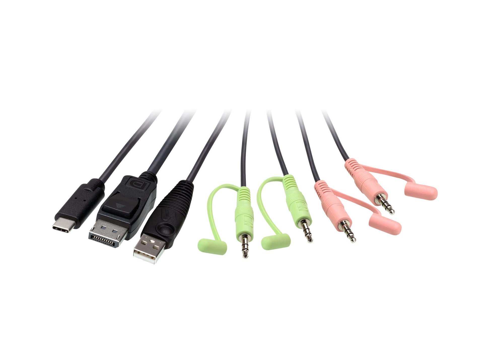 ATEN 2-Port DisplayPort KVM-Switch – 4096 × 2160, USB-C/USB-A Konsole, Audio