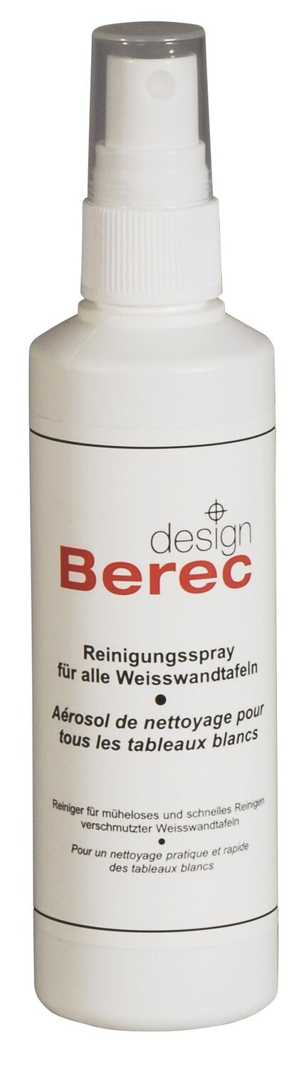 BEREC Reinigungsspray für Weisswandtafeln – 125 ml