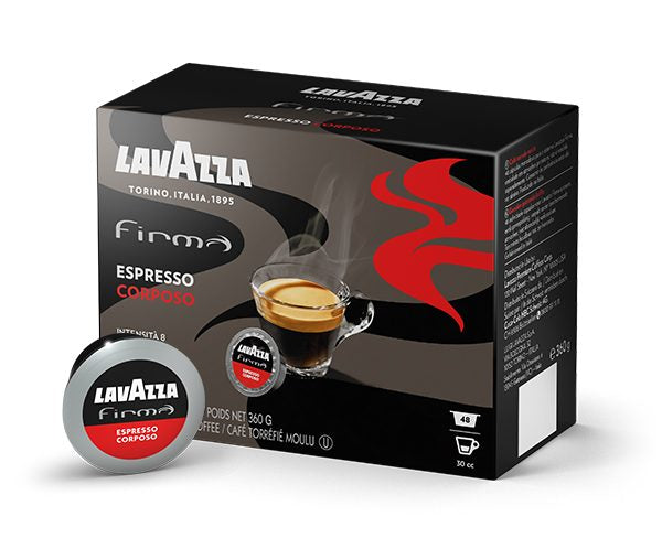 Lavazza Firma Espresso Corposo – Kapseln – Intensität 8, 48 Kapseln
