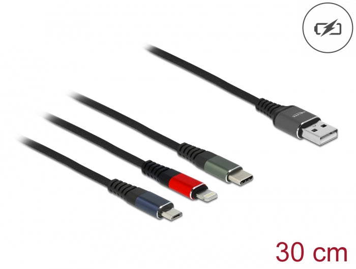 Delock Travel Kit 3 Premium Edition – 64 GB USB-Stick, 3-in-1-Kabel