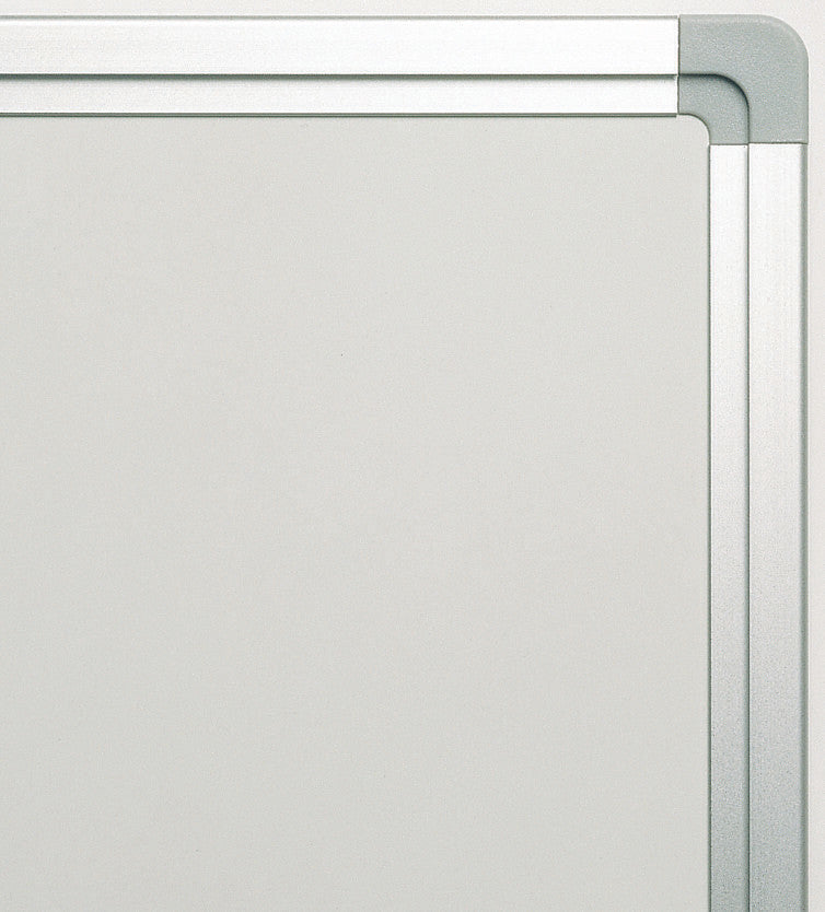 BEREC Whiteboard – 150 × 100 cm, Emaille, magnetisch, Aluminiumrahmen, Wandmontage, inkl. Stifteablage
