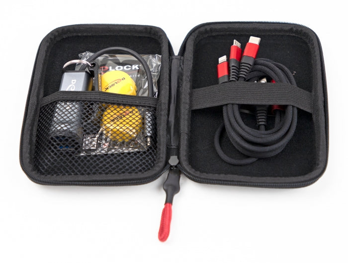 DeLOCK Travel Kit 2 Easy Edition USB-Hub – USB-C, 3× USB-A, für Windows/Mac/ChromeOS