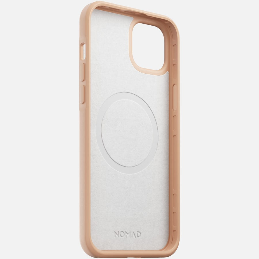 Nomad Modernes Backcover – für Apple iPhone 14 Plus, Leder+PC, Natural