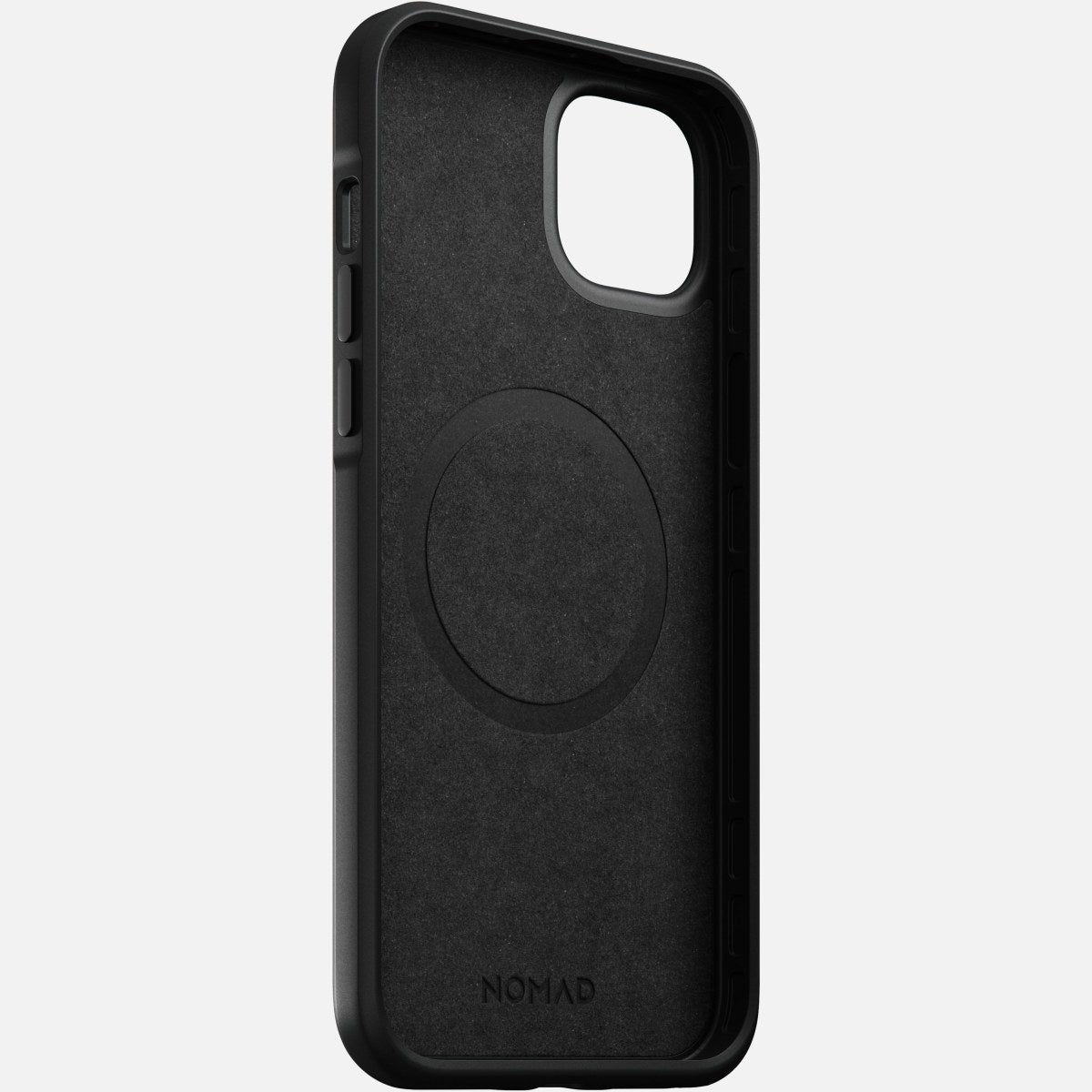 Nomad Backcover – für Apple iPhone 14 Plus – schwarz – Leder, fallsicher (bis 3 m)