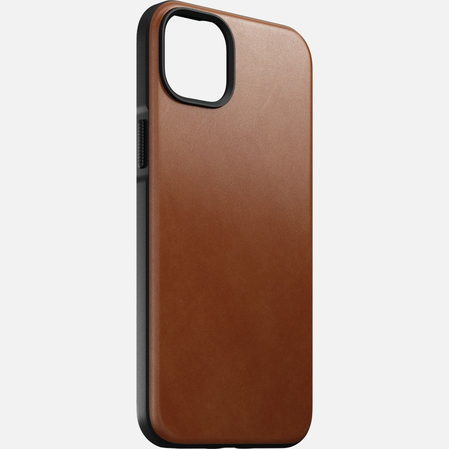 Nomad Backcover – für Apple iPhone 14 Plus – hellbraun – Leder