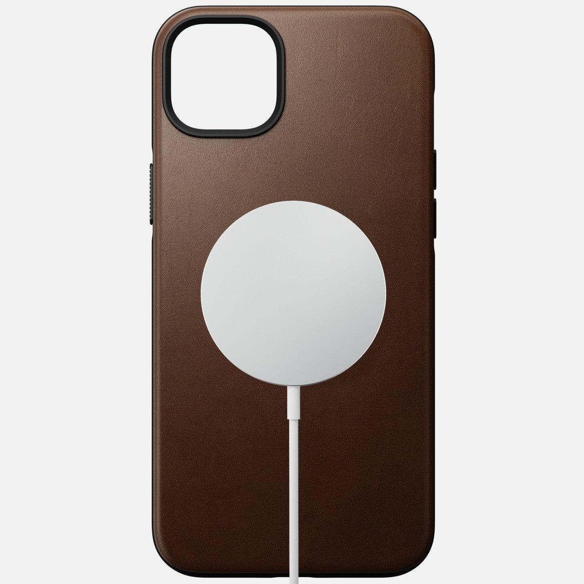 Nomad Modernes Case – für iPhone 14 Max, Rost, Leder, Sturzschutz bis 3 m