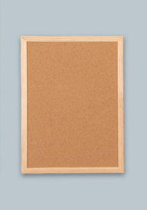 Dufco Pinnwand – Kork, Holzrahmen – 30 × 40 cm