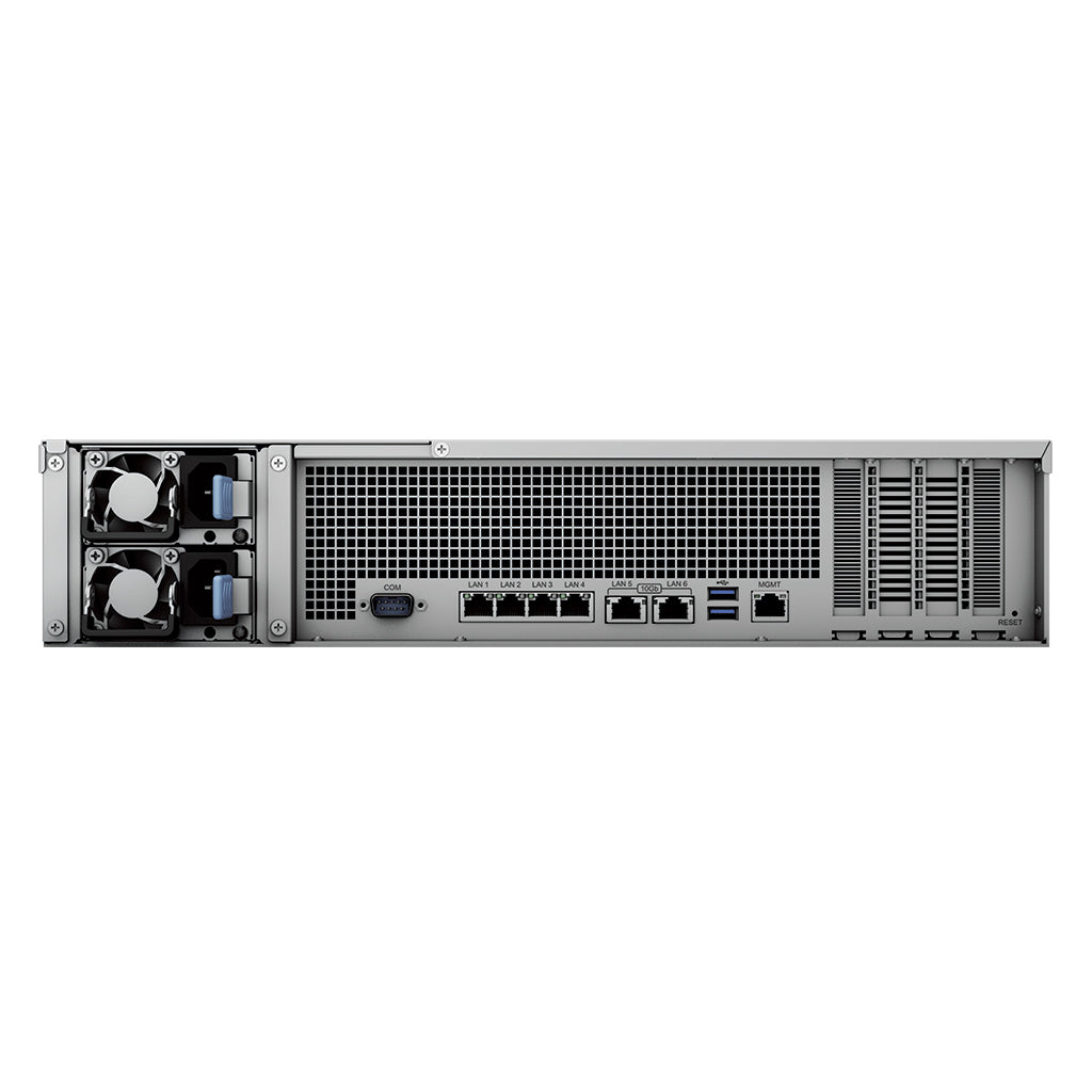 Synology FS3410 – 24-Bay Rack 2U NAS – Intel Xeon D-1541, 16 GB RAM, 10GbE, DSM, für 2,5" SSD, SATA
