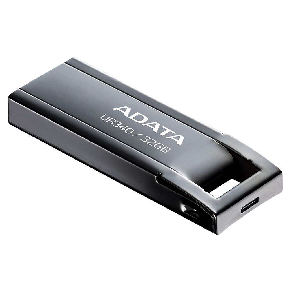ADATA UR340 – 32 GB, USB Typ-A (USB 3.2 Gen 1), Metall, Schwarz