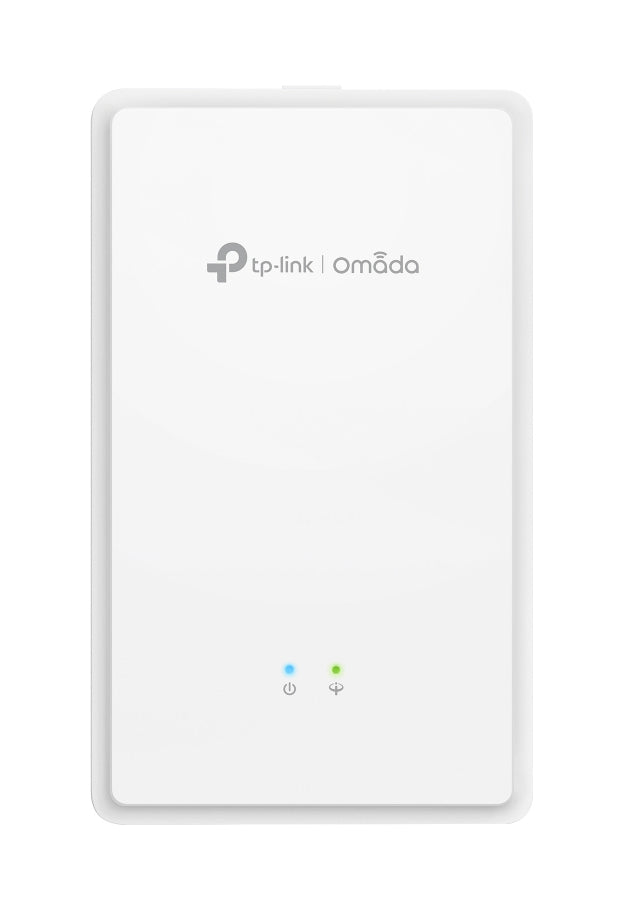 TP-Link EAP625GP-Wall Access Point – Wi-Fi 6 AX1800, Dual-Band, 2× 1G, 1× GPON, PoE-Out (802.3af)