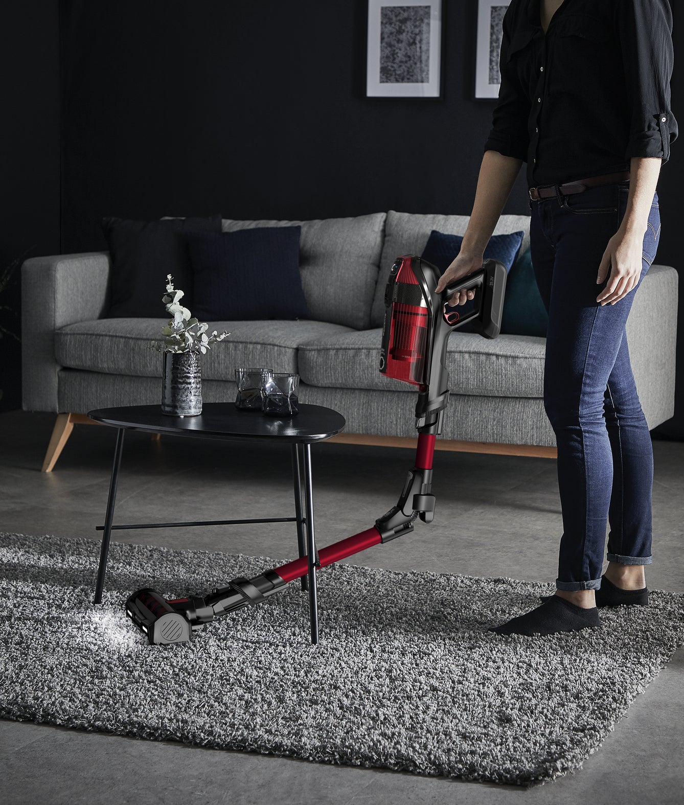 Rowenta Akkustaubsauger RH98A9WO, 2-in-1 – 45 min, 150 AW, Behälter 0,9 l