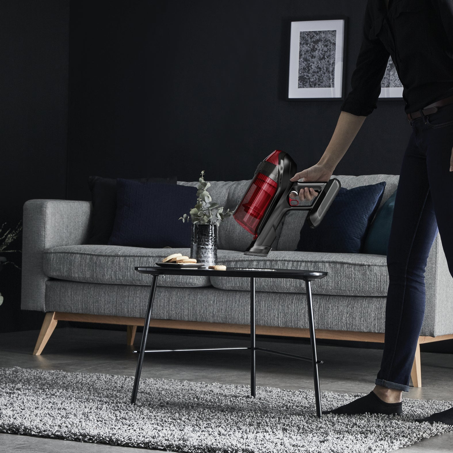 Rowenta Akkustaubsauger RH98A9WO, 2-in-1 – 45 min, 150 AW, Behälter 0,9 l