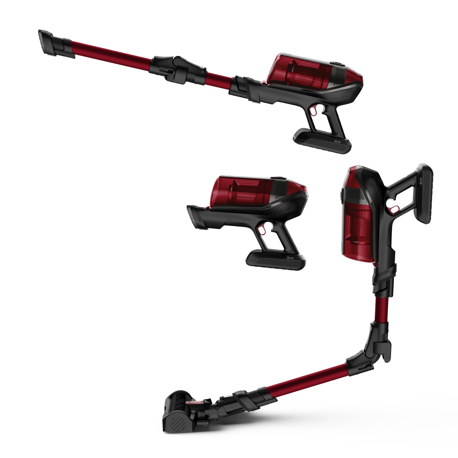 Rowenta Akkustaubsauger RH98A9WO, 2-in-1 – 45 min, 150 AW, Behälter 0,9 l
