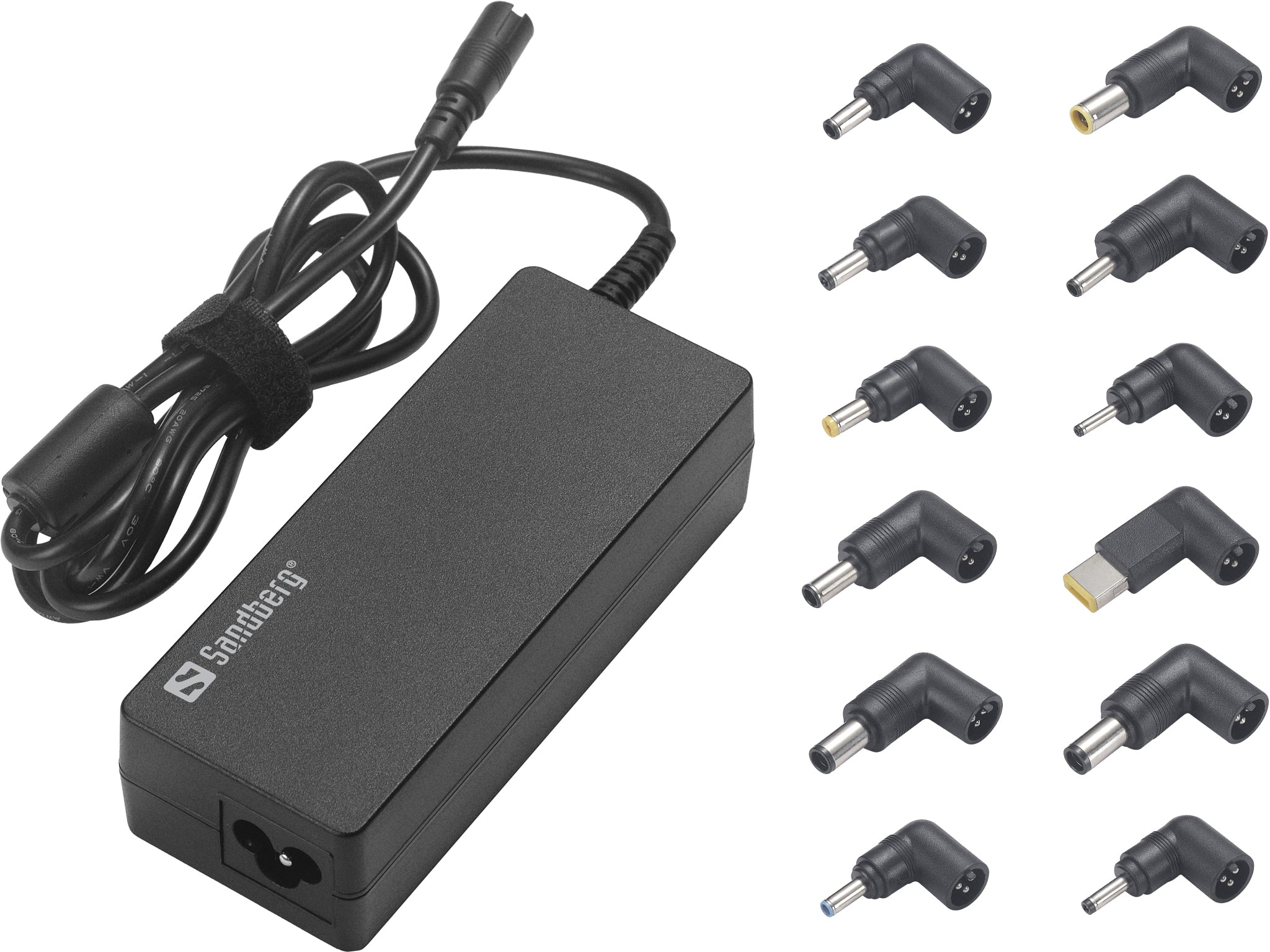 Sandberg 135-78 Netzteil 90 W – 15–20 V, 6 A – EU-Stecker (Typ C), UK-Stecker (Typ G) – für Laptop – Schwarz
