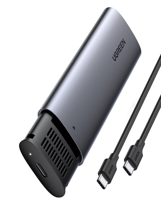 Ugreen 10902 – 1-Bay SSD-Gehäuse (M.2 NVMe) – USB-C 10 Gbit/s, für M.2 2230–2280, NVMe (M-Key/M+B-Key)