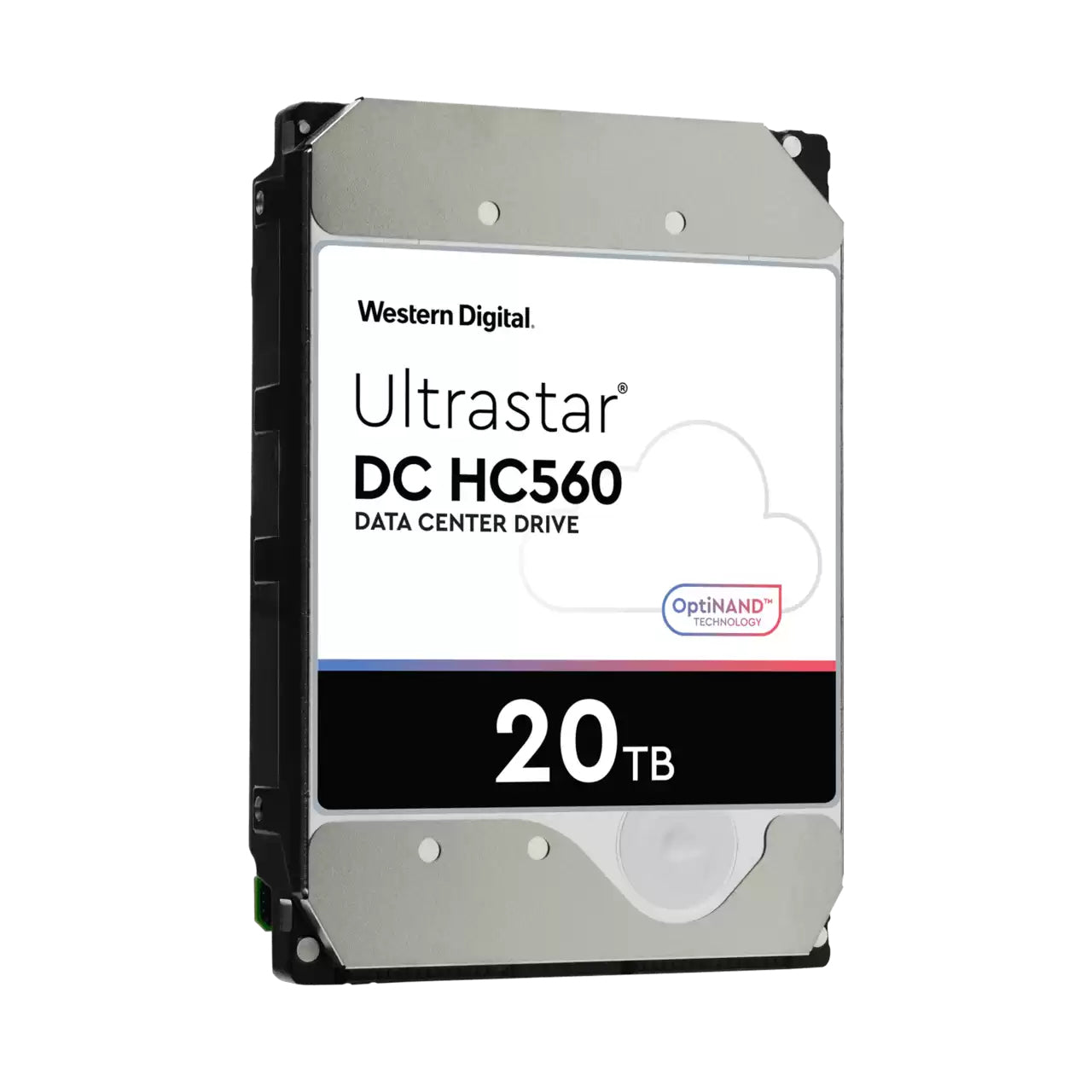 Western Digital Ultrastar DC HC560 WUH722020BL5204/512e – 20 TB 3,5" SAS HDD, 7200 U/min