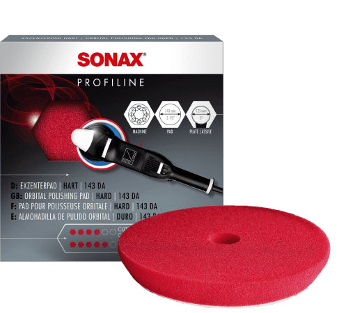 Sonax Polierschwamm 143 mm – hart – Dual Action CutPad