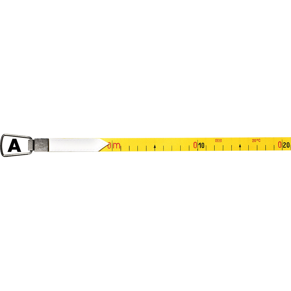 Rieffel Glasfasermassband A10595 – 10 m, 16 mm Band, Kapsel, Braun