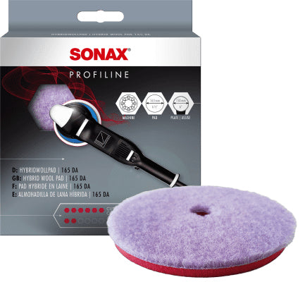 Sonax Polierpad 165 mm – Hybridwollpad – Dual Action – 1 Stk