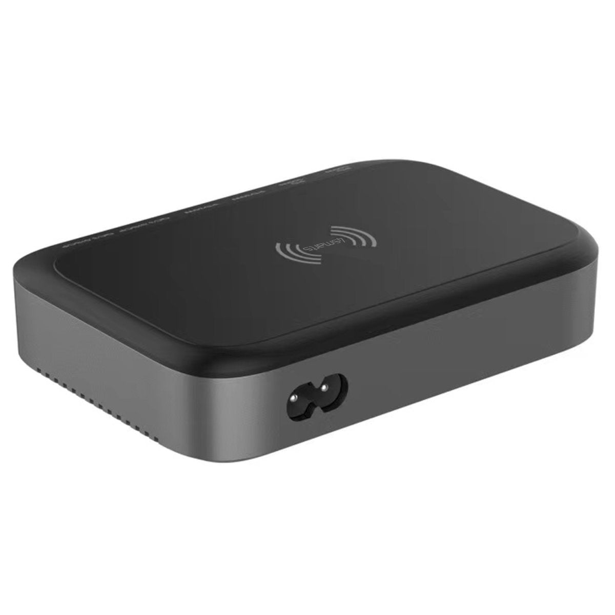 4smarts 7in1 Ladestation – 2× USB-C 30 W, 6× USB-Ausgänge, Qi, GaN – für Qi-kompatible Geräte