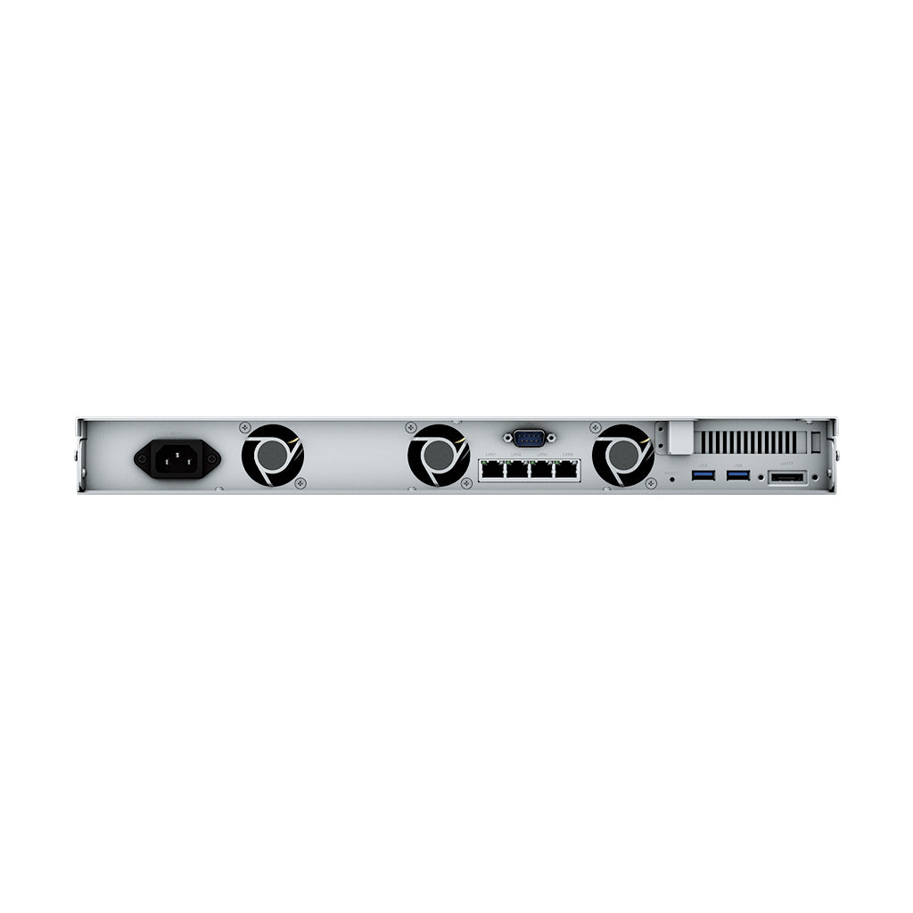 Synology RS822+ – 4-Bay Rack 1U NAS – AMD Ryzen V1500B, 2 GB RAM, DSM, für HDD/SSD, SATA