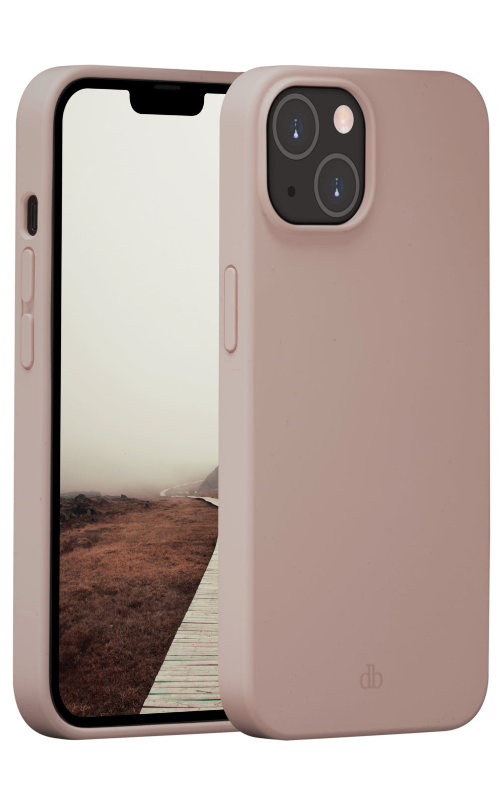 dbramante1928 Monaco – Backcover – für Apple iPhone 14, Recycling-Kunststoff, Pink Sand