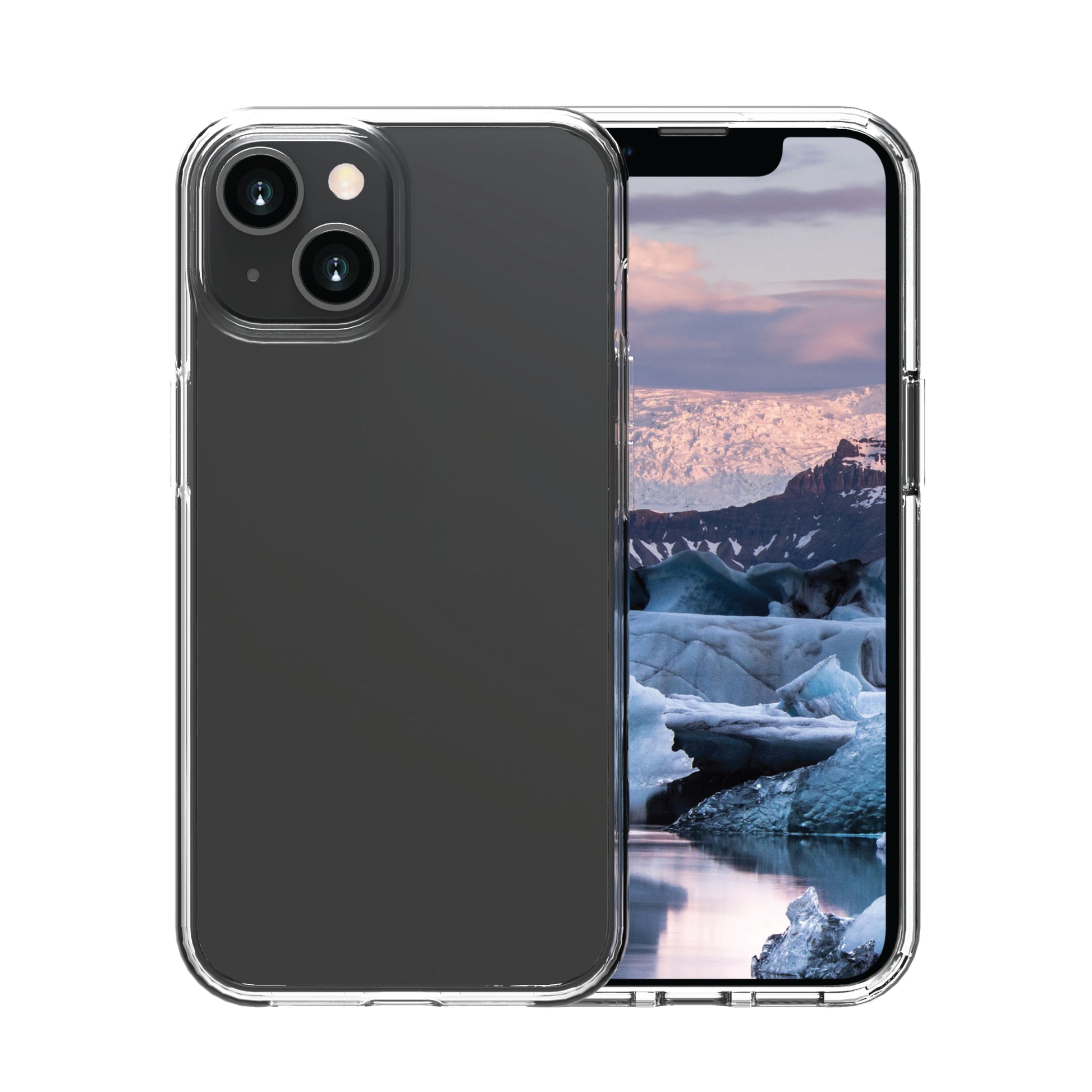 dbramante1928 Backcover – für Apple iPhone 14, Recycling-Kunststoff, transparent, bis 3 m sturzsicher