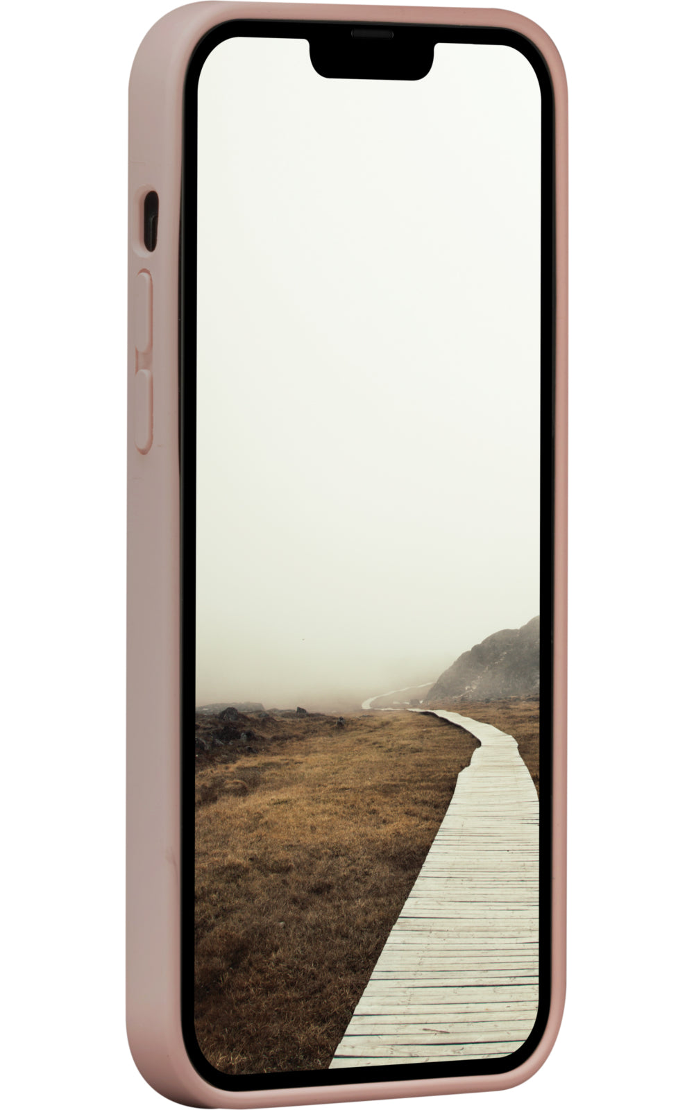 dbramante1928 Greenland – Backcover – für Apple iPhone 14 Pro Max, Pink Sand, kabelloses Laden