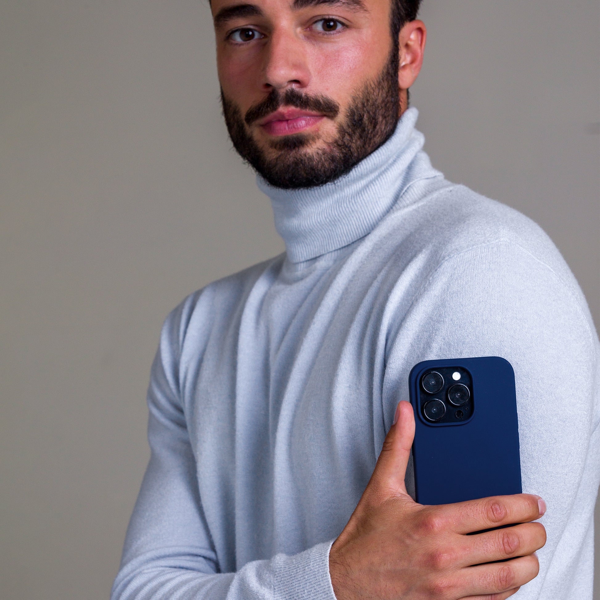 dbramante1928 Monaco Backcover – für Apple iPhone 14 Pro, Recycling-Kunststoff, Blau