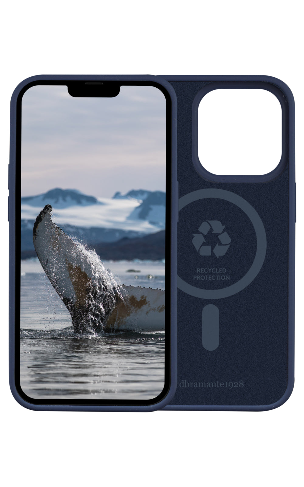 dbramante1928 Monaco Backcover – für Apple iPhone 14 Pro, Recycling-Kunststoff, Blau