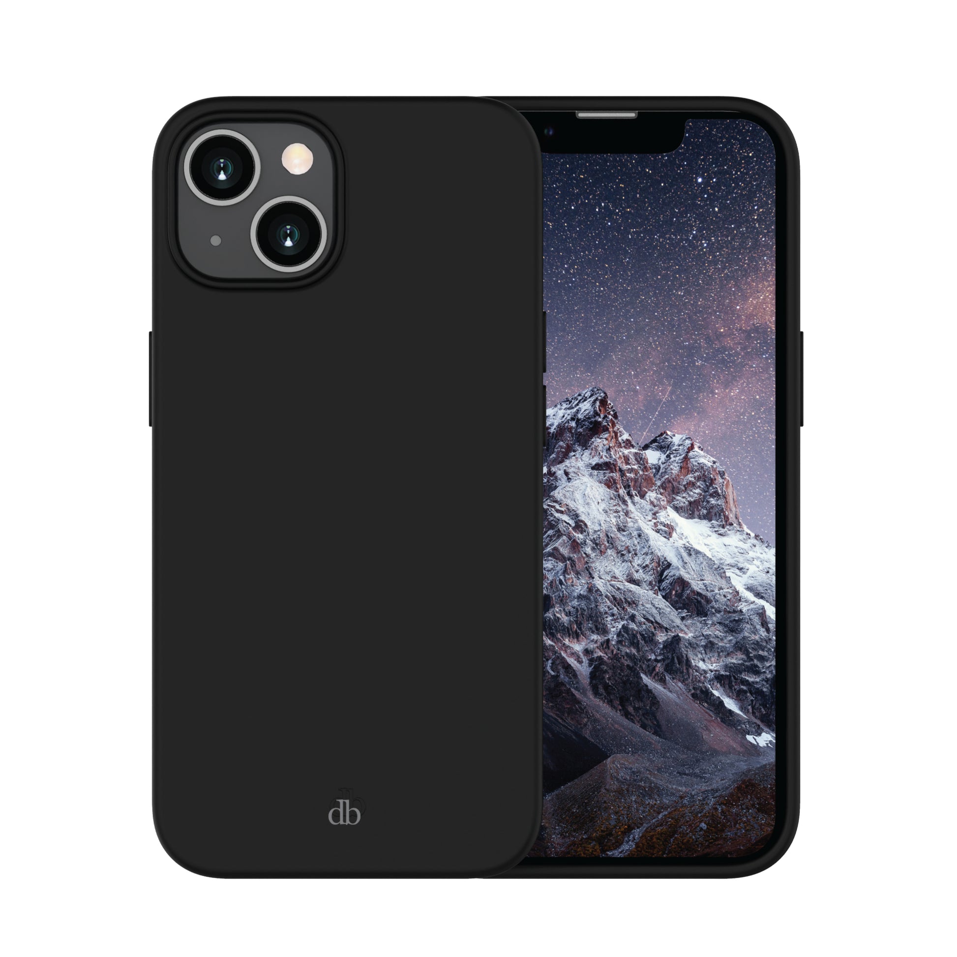 dbramante1928 Monaco – Backcover – für Apple iPhone 14, Recycling-Kunststoff, Schwarz, Kabelloses Laden