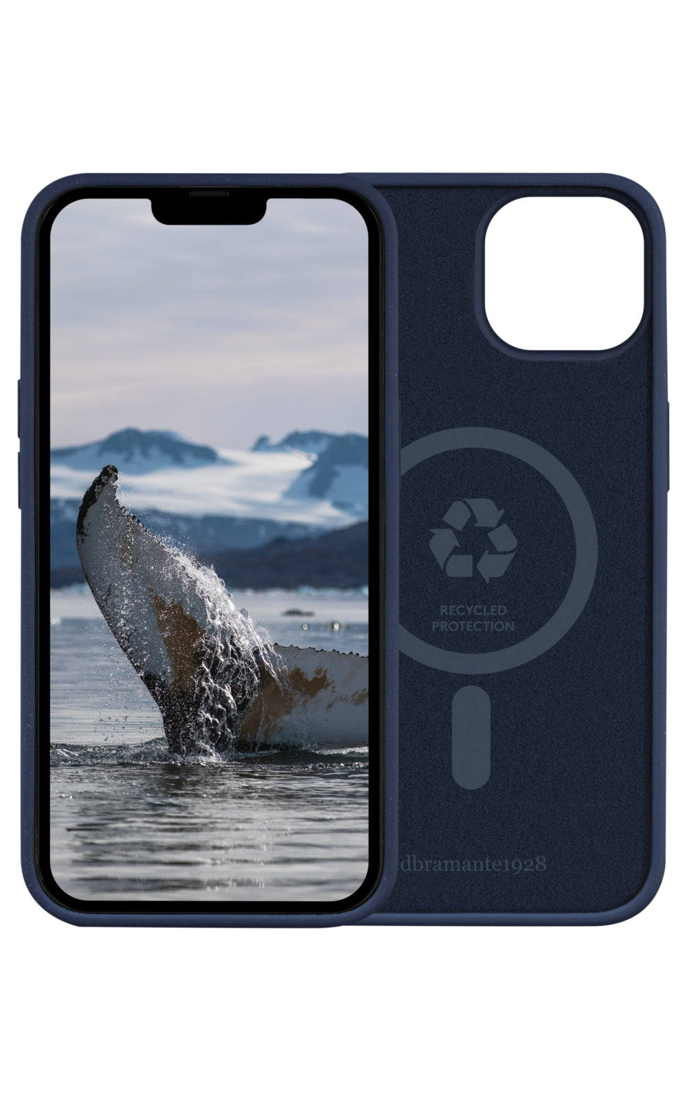 dbramante1928 Monaco – Backcover – für Apple iPhone 14, Recycling-Kunststoff, Blau