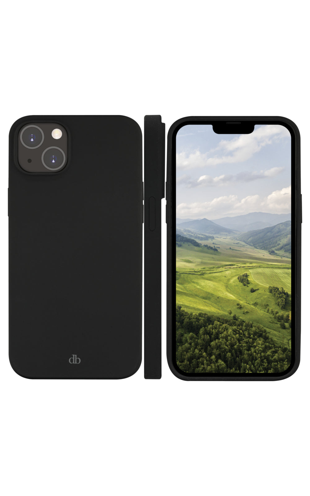 dbramante1928 Greenland Backcover – für Apple iPhone 14, Recycling-Kunststoff, schwarz