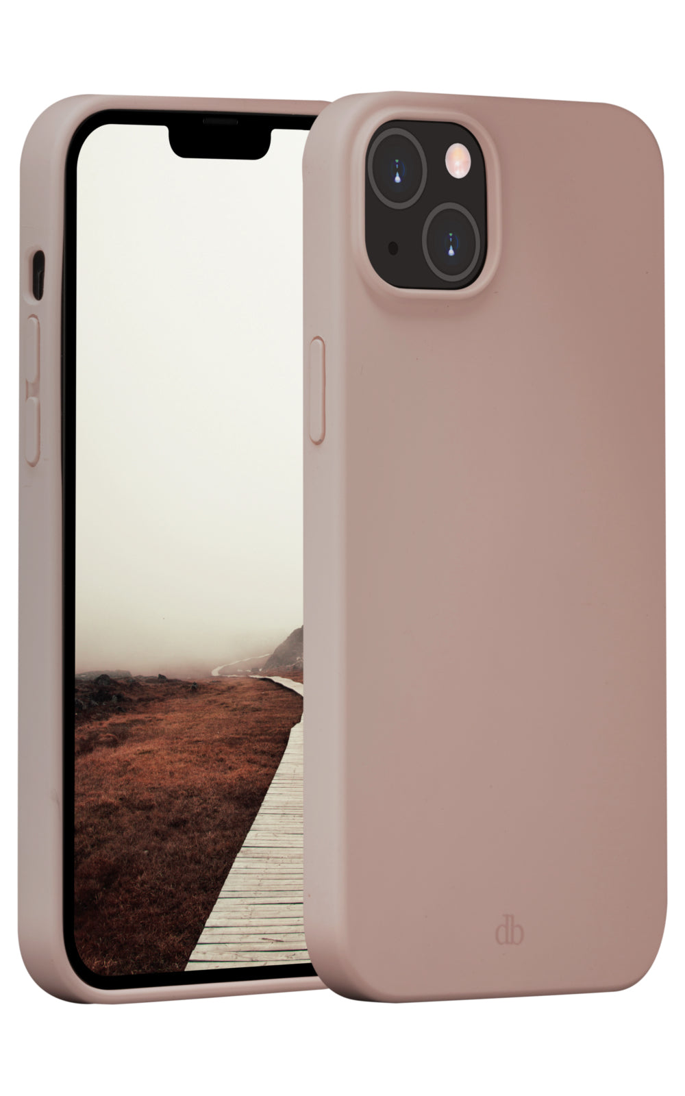 dbramante1928 Backcover – für Apple iPhone 14 Plus, Recycling-Kunststoff, Pink Sand